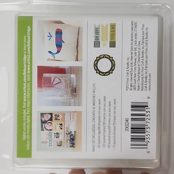 Cricut Cartridge Talk Frames and Tags  for Artwork - Picture 9 of 9